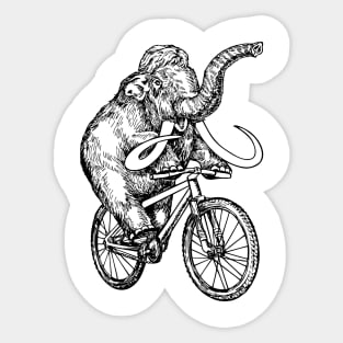 SEEMBO Mammoth Cycling Bicycle Bicycling Biker Biking Bike Sticker